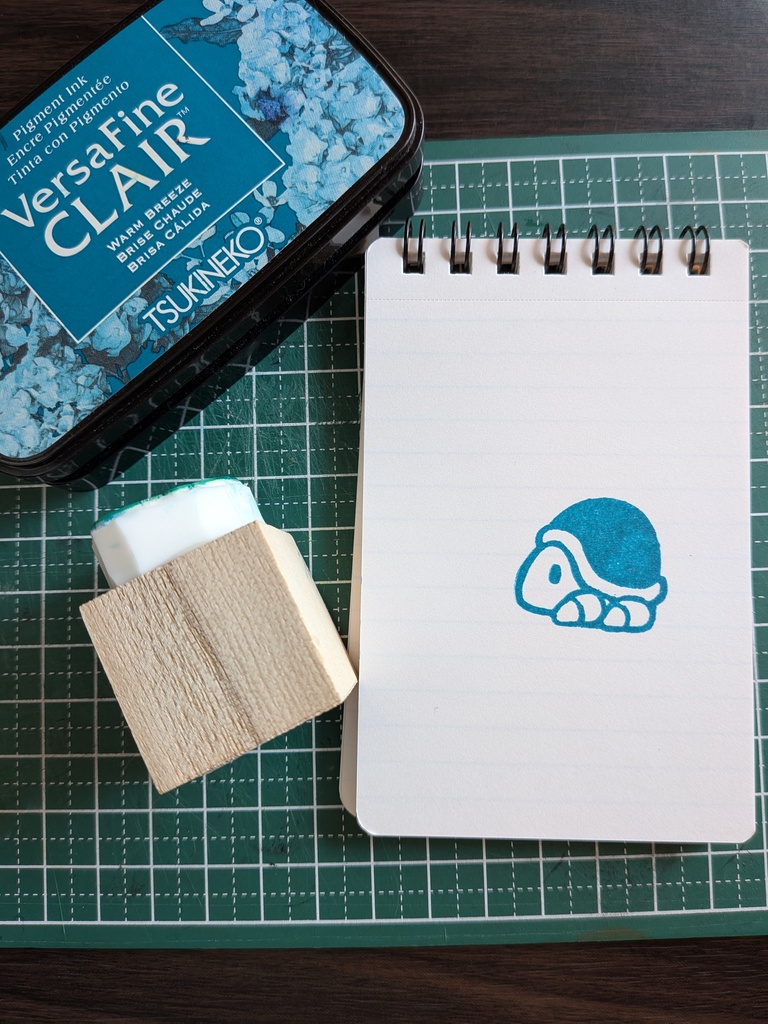 Paper Mario Buzzy Beetle stamp ペーパーマリオＲＰＧ メットスタンプ