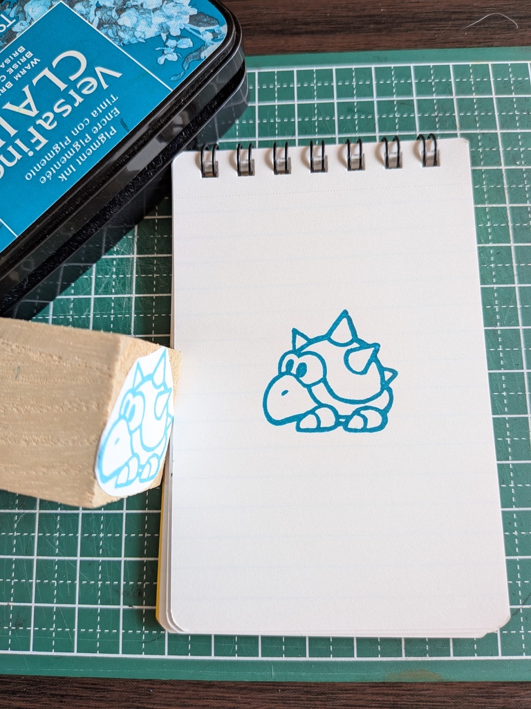 Paper Mario Spiny stamp ペーパーマリオＲＰＧ トゲゾースタンプ