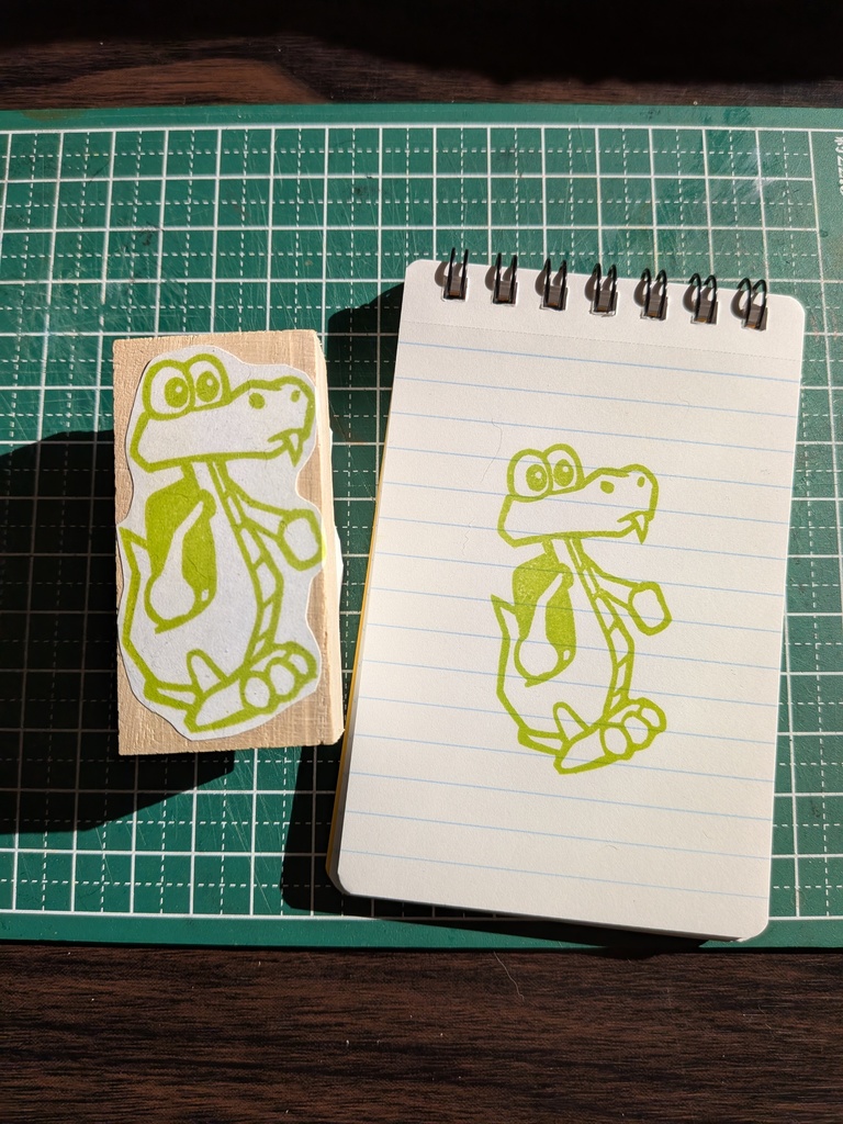 Croc (PSX) stamp クロック!パウパウアイランドのスタンプ