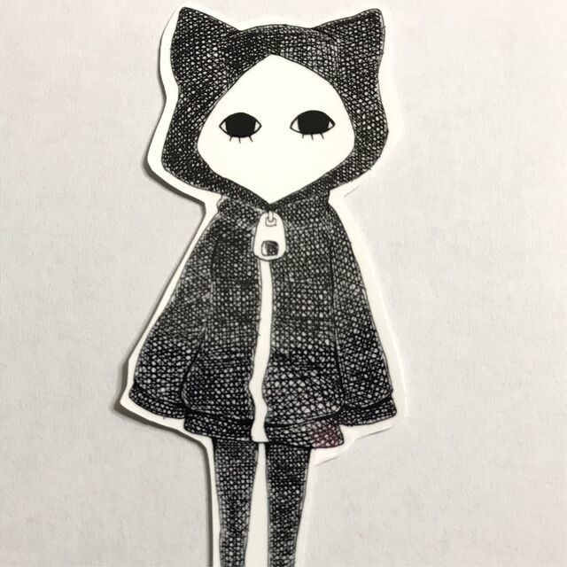 キズねこ ステッカー