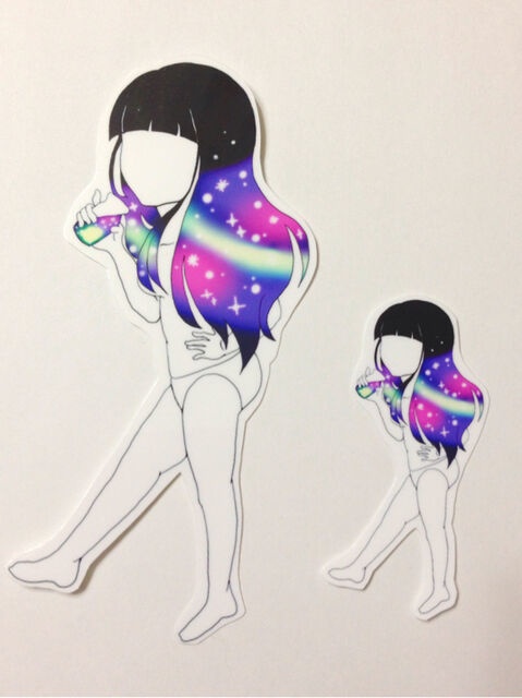 宇宙カラーステッカー