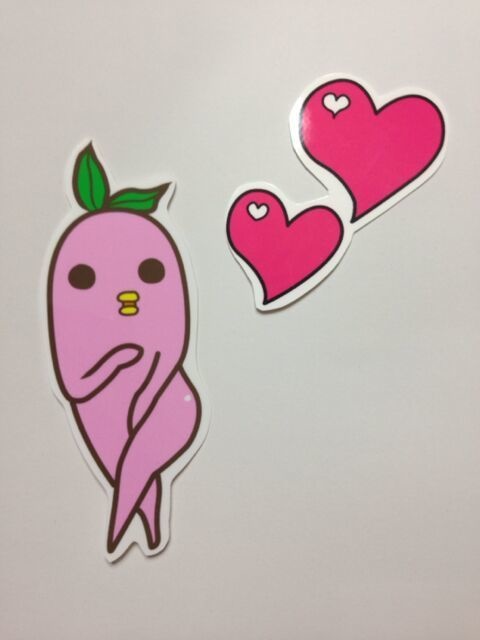 セクシー ももぴよステッカー+ハートステッカー