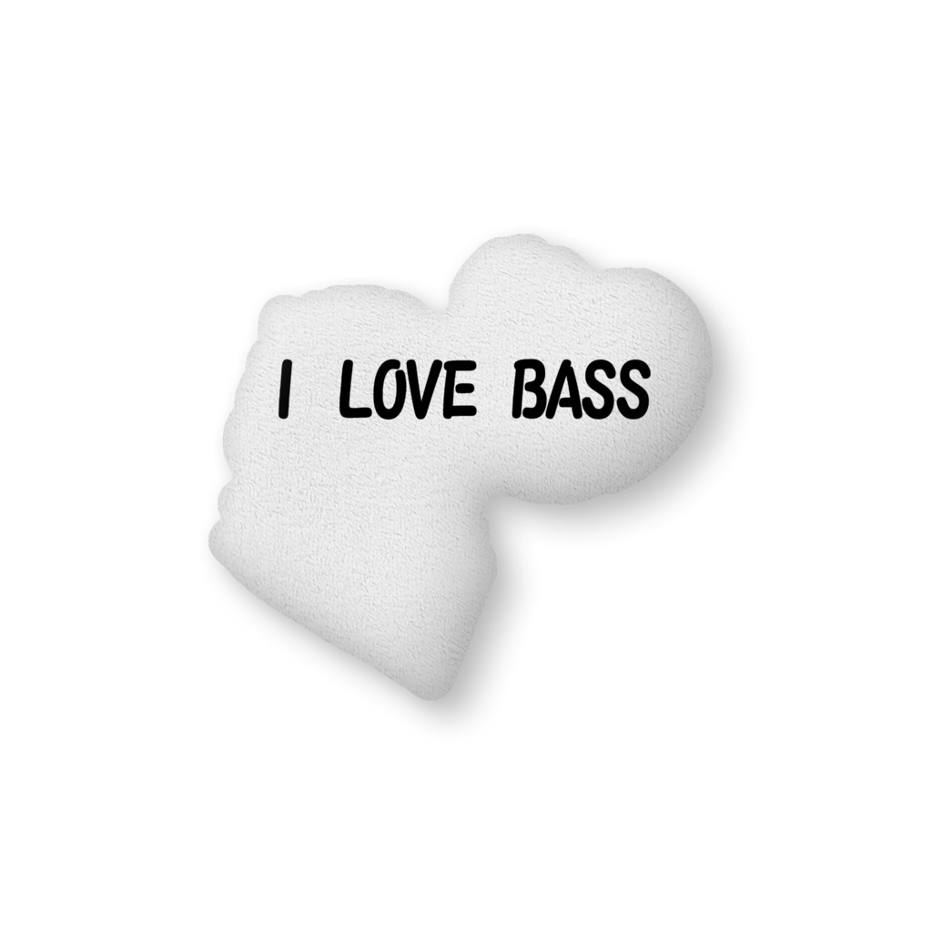 I LOVE BASS クッション