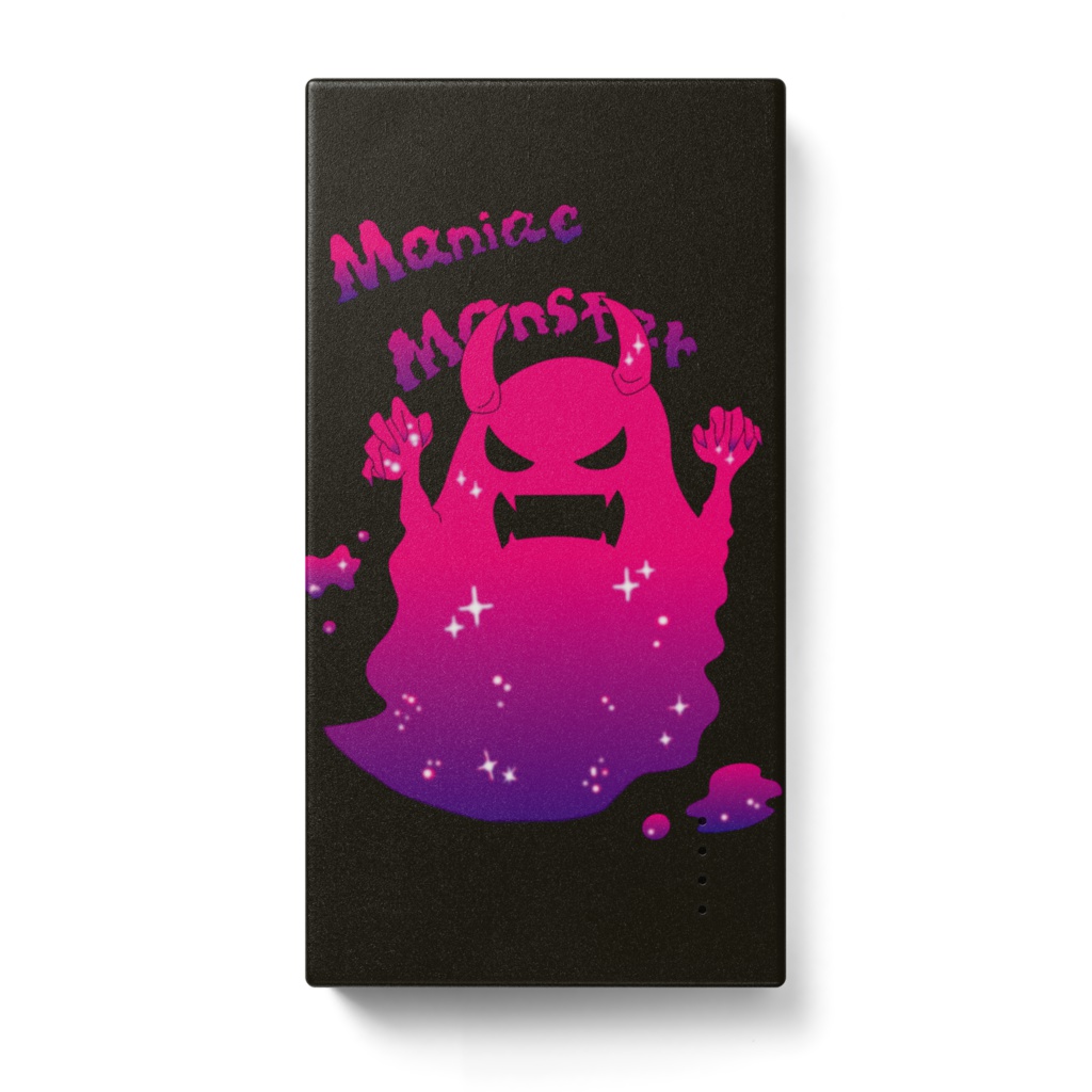 マニアックモンスター黒 モバイルバッテリー