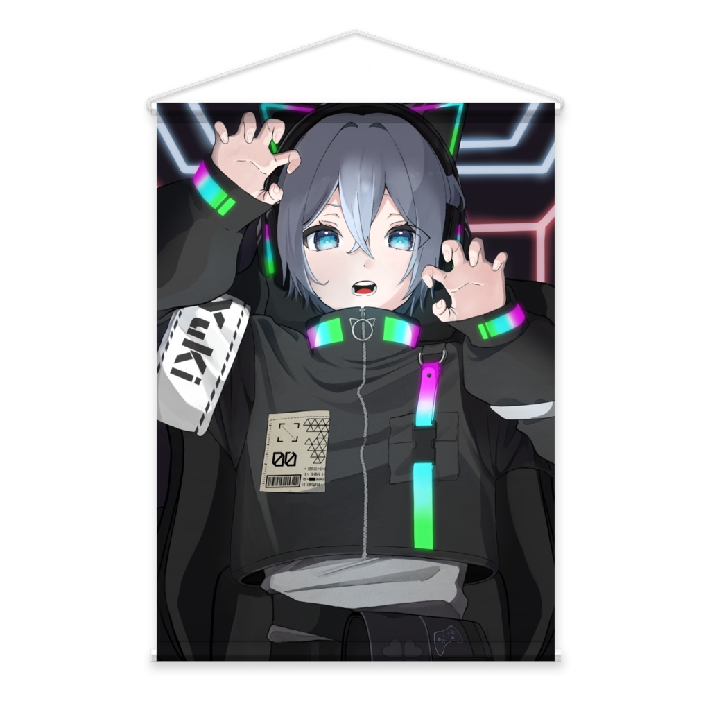 優希ゲーミング衣装 タペストリー