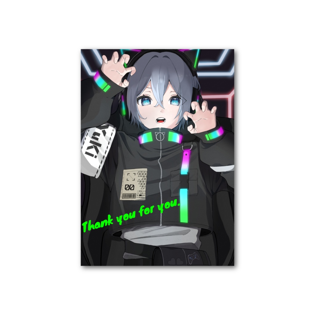 優希ゲーミング衣装 フォト風カード
