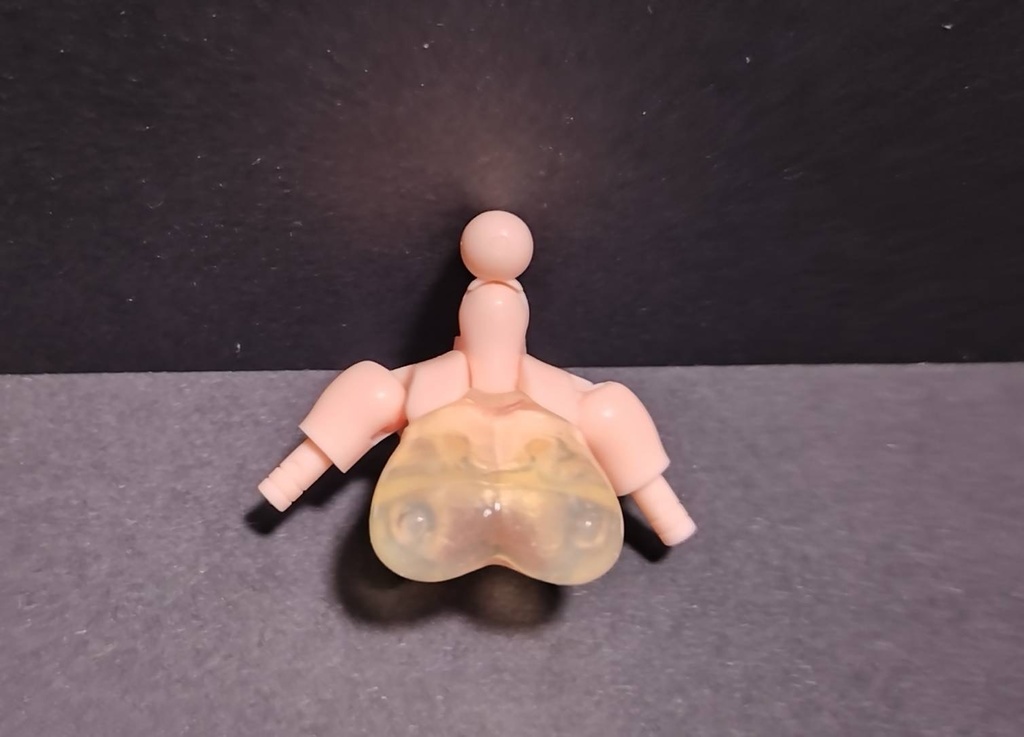 メガミデバイス対応 クリア胸パーツ