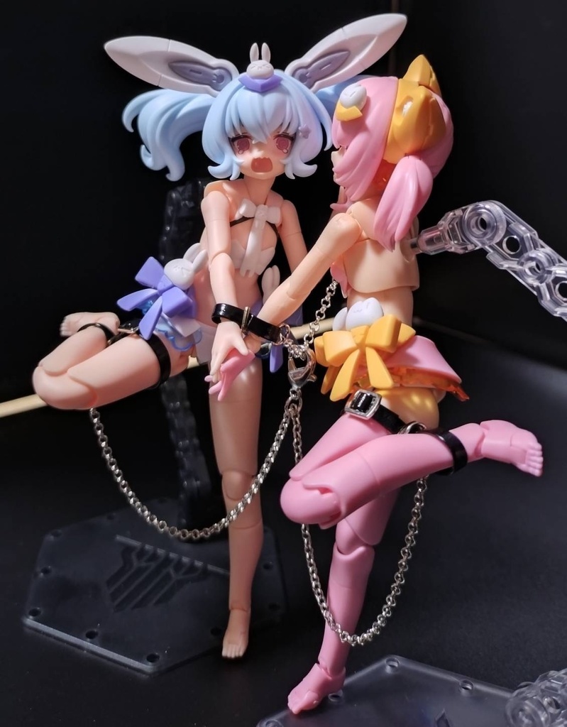 2体連結拘束具+チェーン