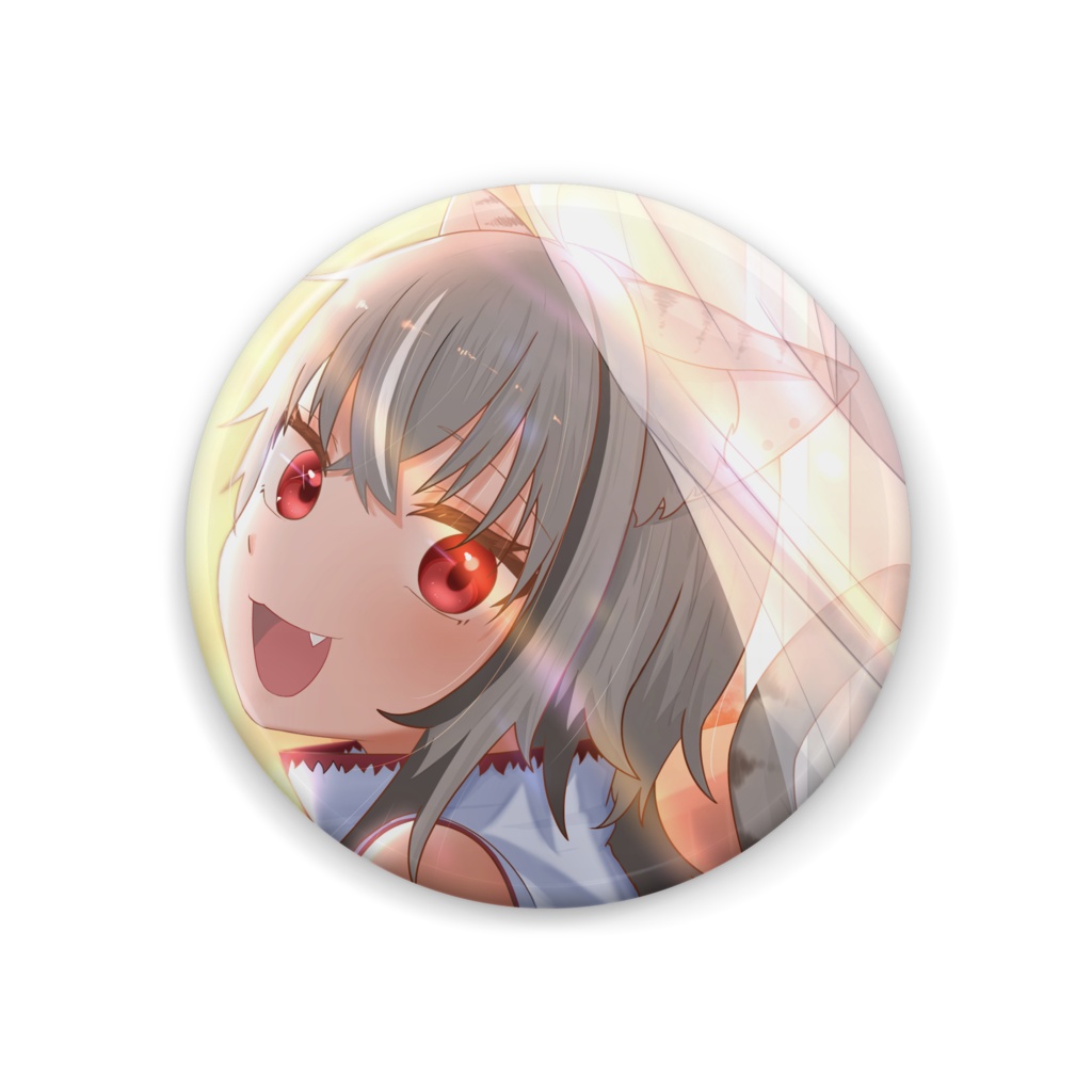 猫戸りあ 缶バッチ44mm