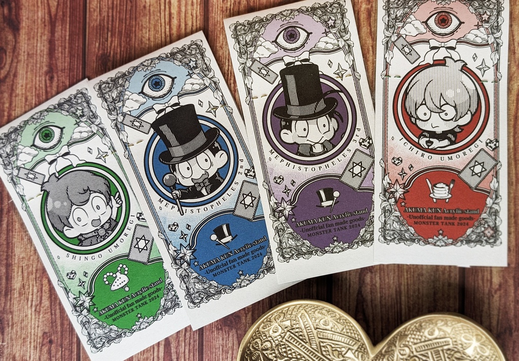 悪魔くん　アクスタ　アクリルスタンド　バラ売り不可 悪魔くんアクリルスタンド4種 - 怪物タンクOnline - BOOTH