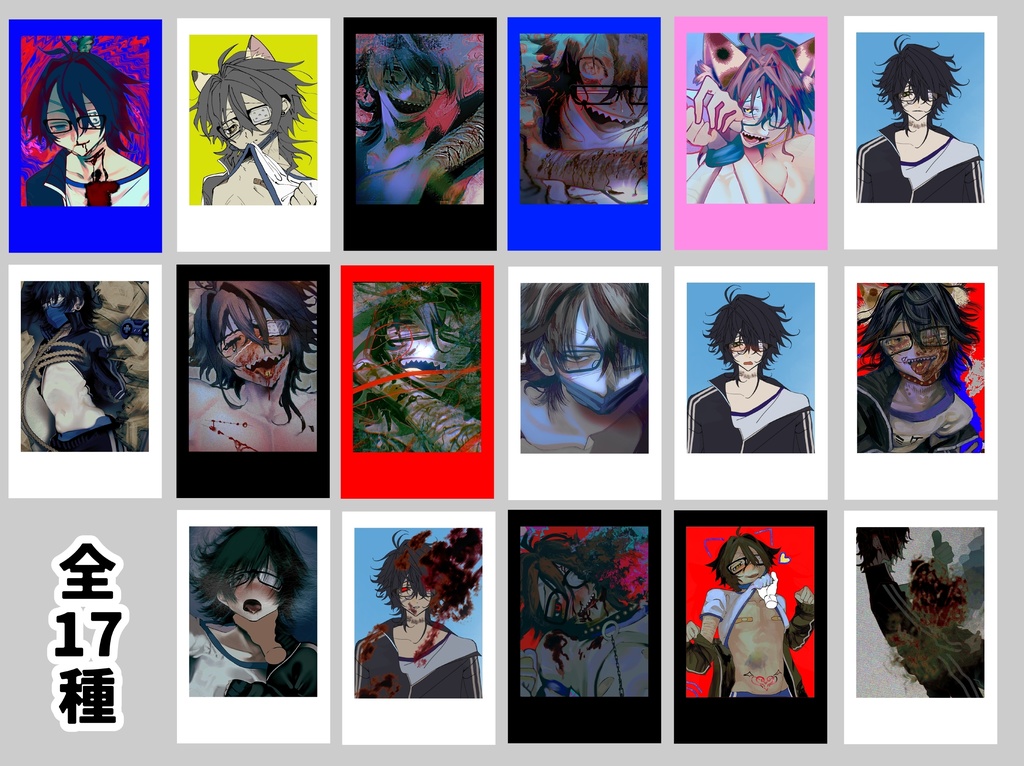 選べる!チェキステッカー 全17種