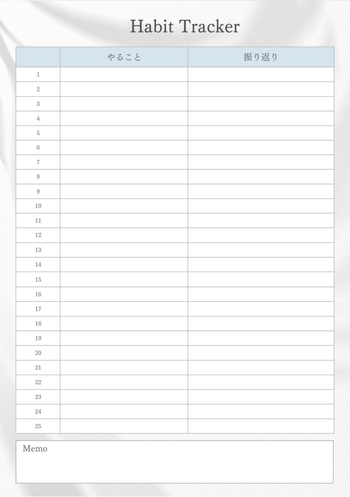 繰り返し使える!シンプルデジタルプランナー4点セット|A4・A5対応(月・週・日+ハビットトラッカー)