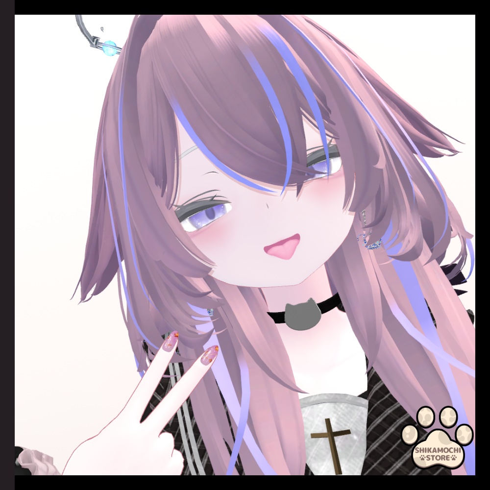 【VRChat想定】ねこチョーカー【MA対応】