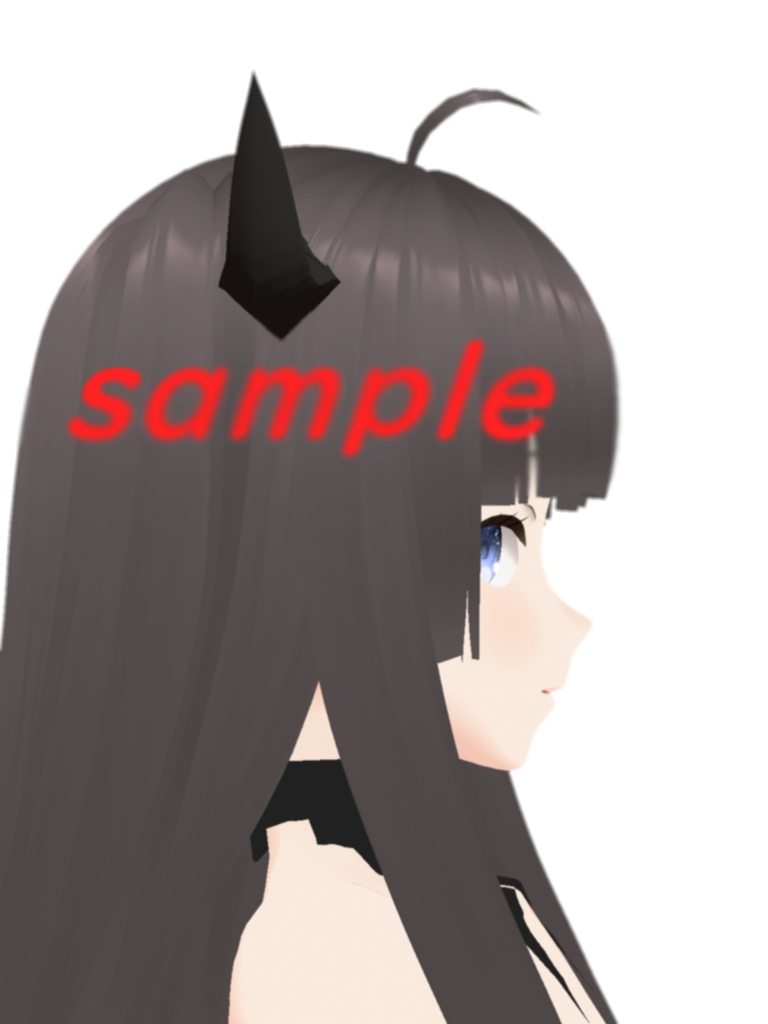 ■VRMmodel■ 黒サキュバス無料&有料 ■3Ⅾmodel■