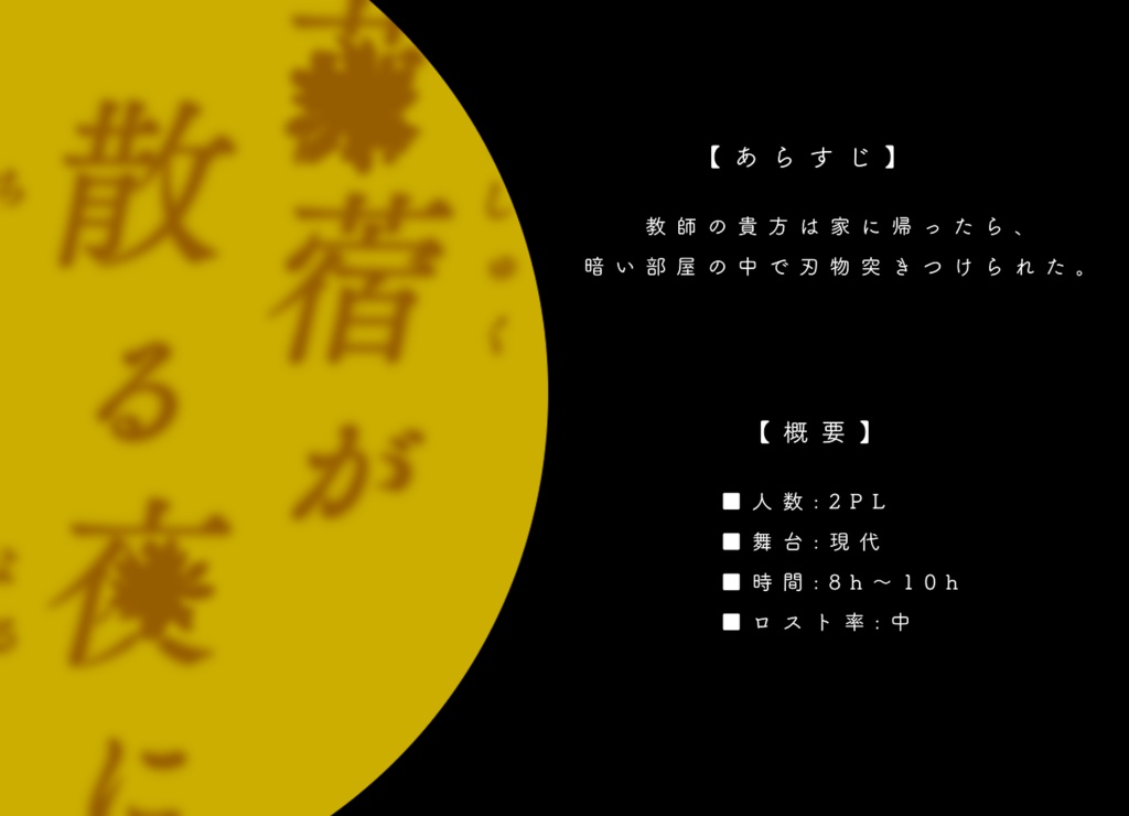 CoC「苜蓿が散る夜に」SPLL:E119674