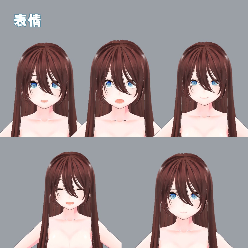 【オリジナル3Dモデル】四面楚歌ちゃん