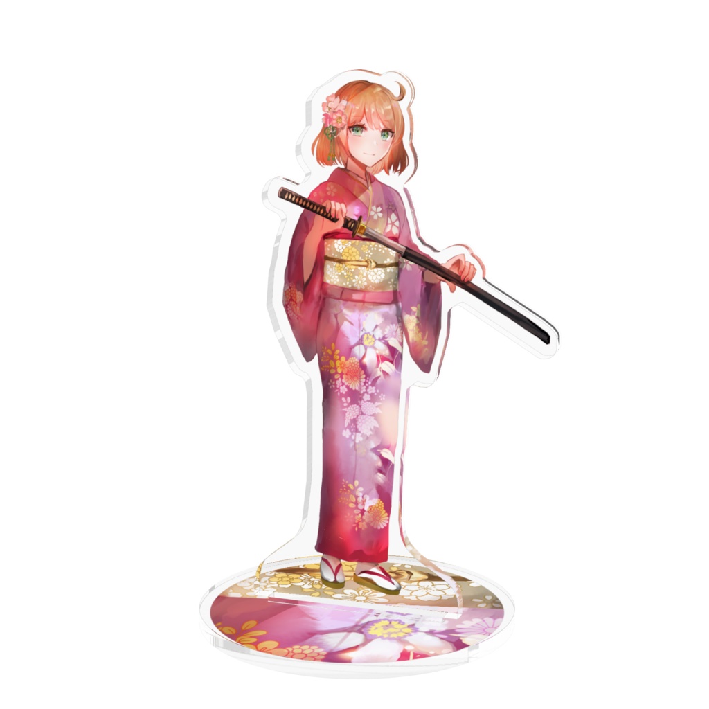 着物姿のりほのアクリルフィギュア