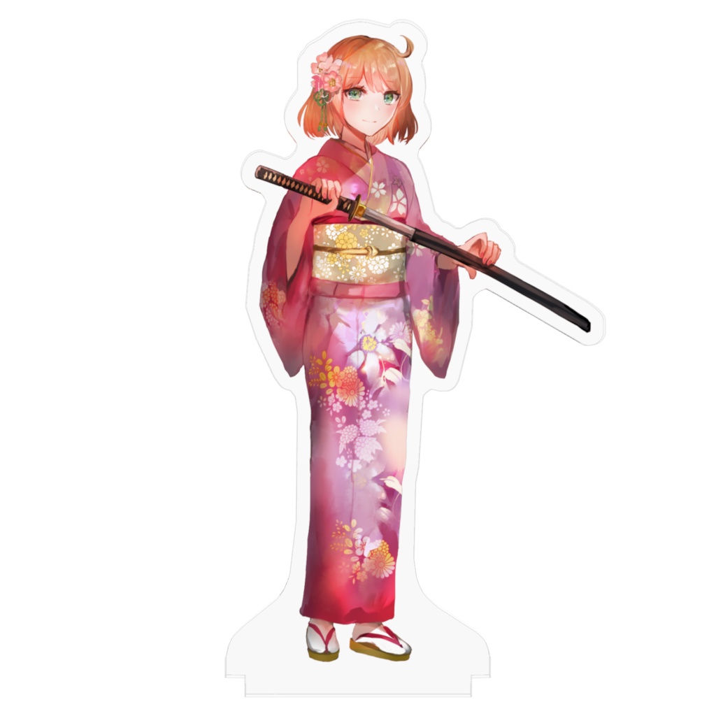 着物姿のりほのアクリルフィギュア