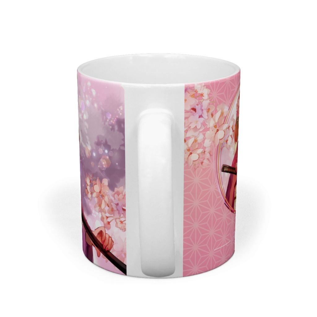 りほと桜の彩りマグカップ