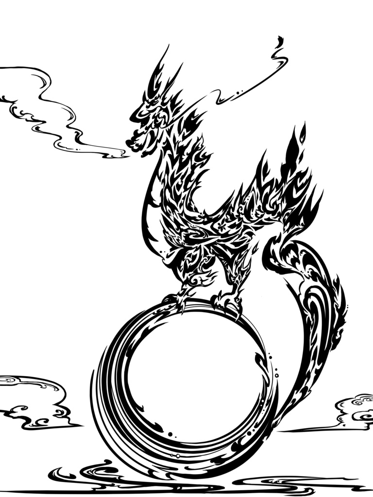 イラスト(龍)