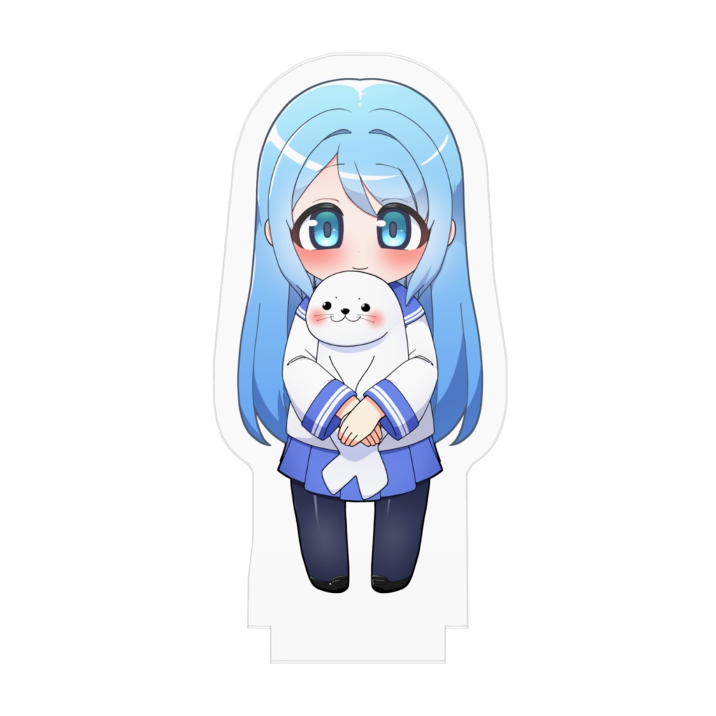 姉アクリルフィギュア(あざらし持ち/おすまし)