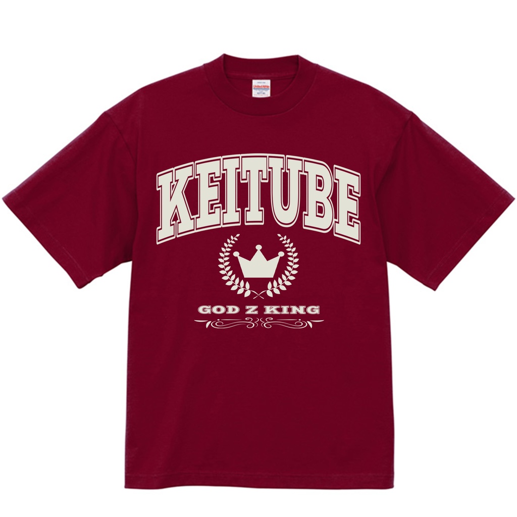 2025夏 KeiTube カレッジ風 Tシャツ