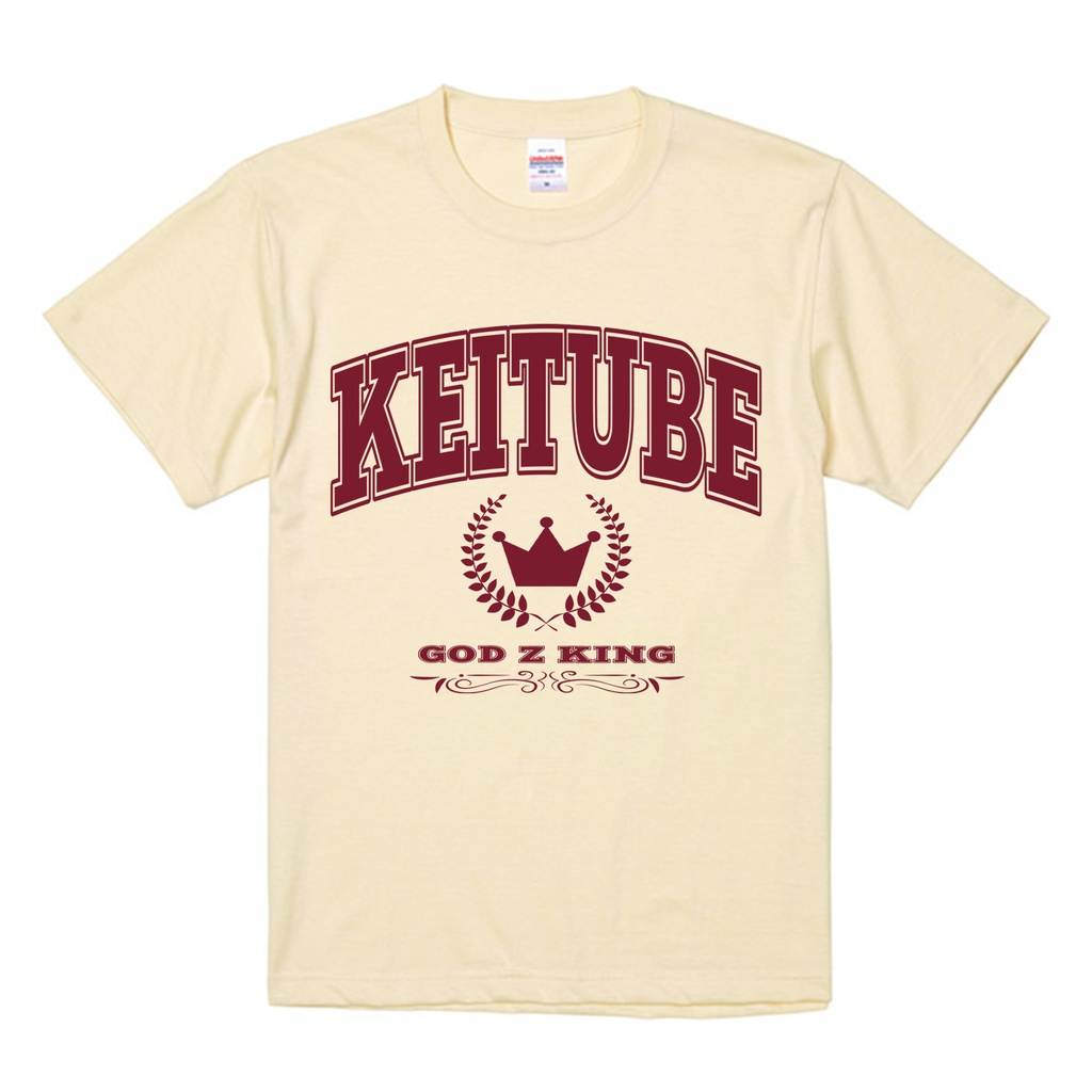 2025夏 KeiTube カレッジ風 Tシャツ