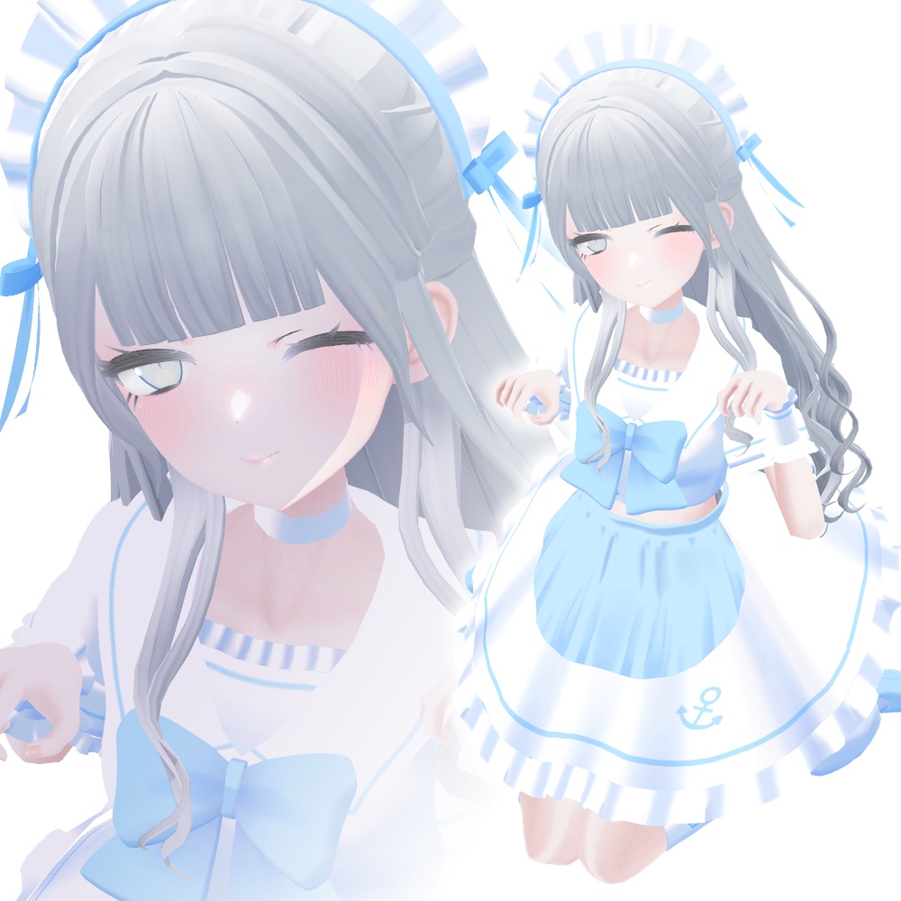 【ゾメちゃん用】Sailor-StyleMaidDress