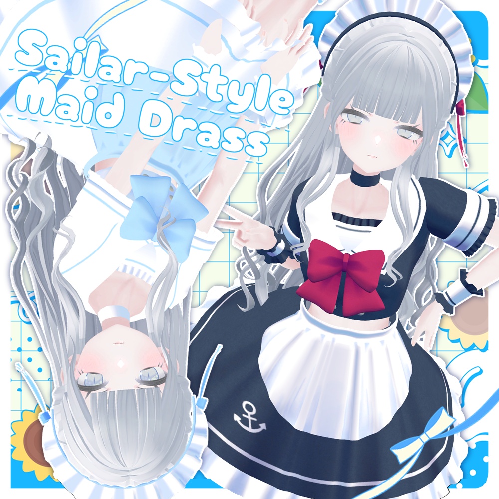 【ゾメちゃん用】Sailor-StyleMaidDress