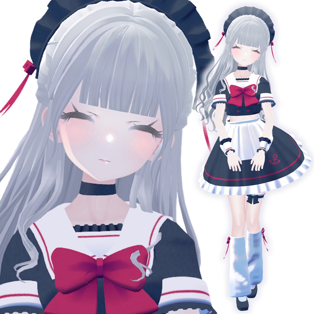 【ゾメちゃん用】Sailor-StyleMaidDress
