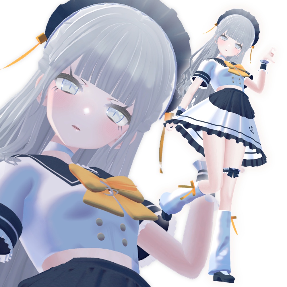 【ゾメちゃん用】Sailor-StyleMaidDress