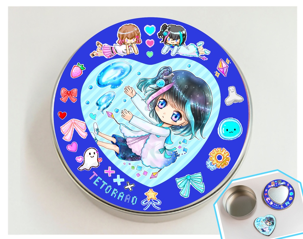 海に沈むマリン缶ケース