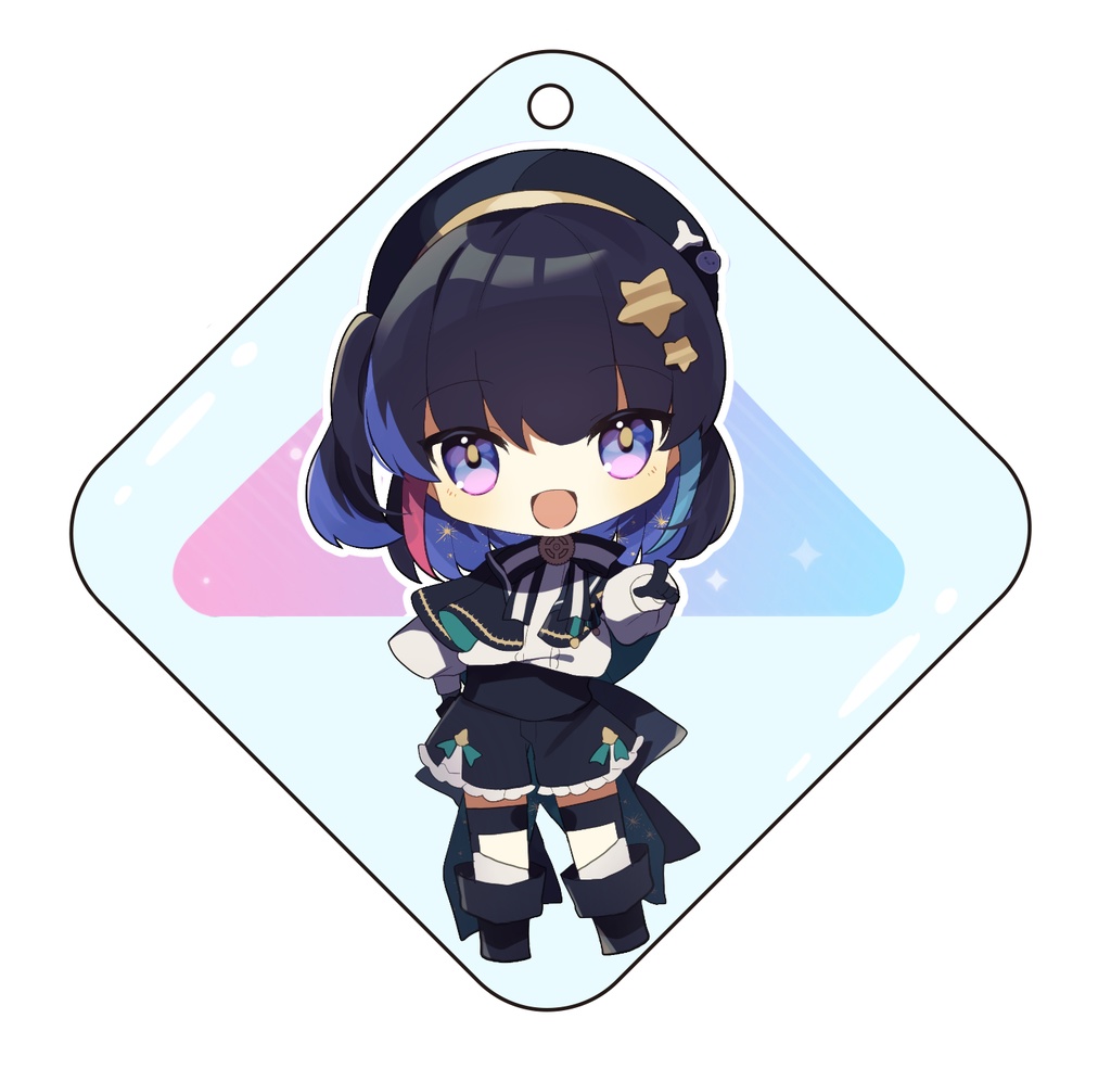 テトラ星衣装やわらかクリアチャーム