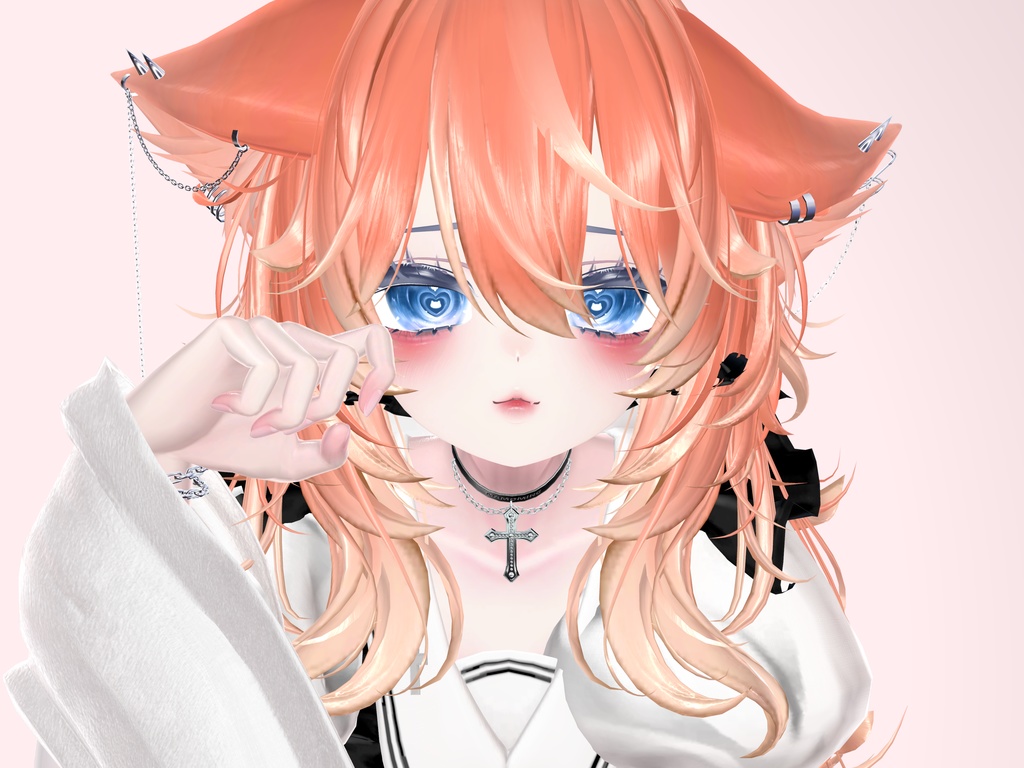 【3アバター対応】【しなの、マヌカ、愛莉対応】HEART CAT TEXTURE(^._.^)❤️