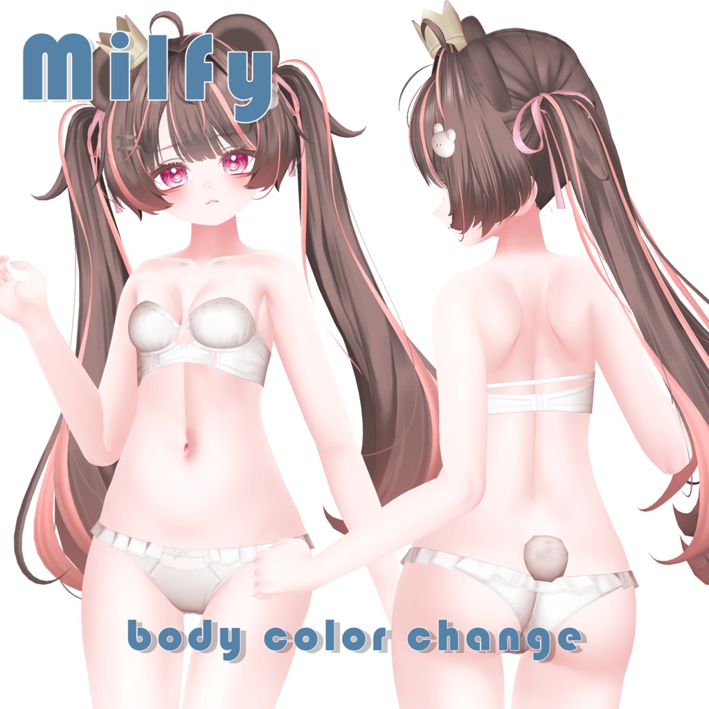 【Milfy ミルフィ】MAKEUP(FACE+BODY) & EYE & Face Blendshape