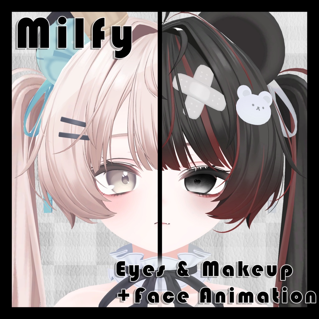 【Milfy ミルフィ】MAKEUP & EYE & Face Blendshape