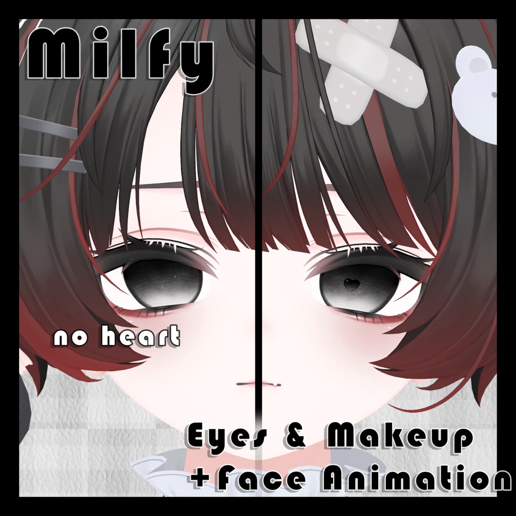 【Milfy ミルフィ】MAKEUP & EYE & Face Blendshape