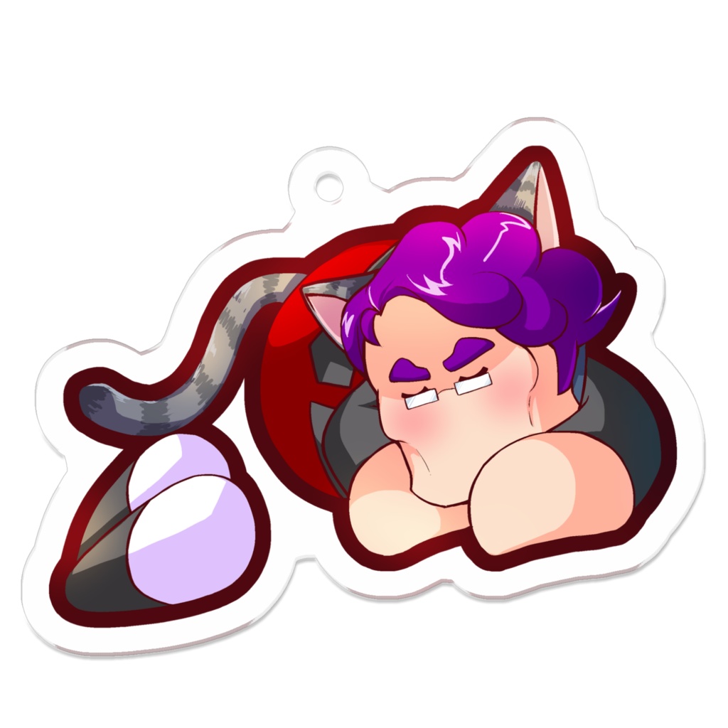 出ニキにゃんこアクキー