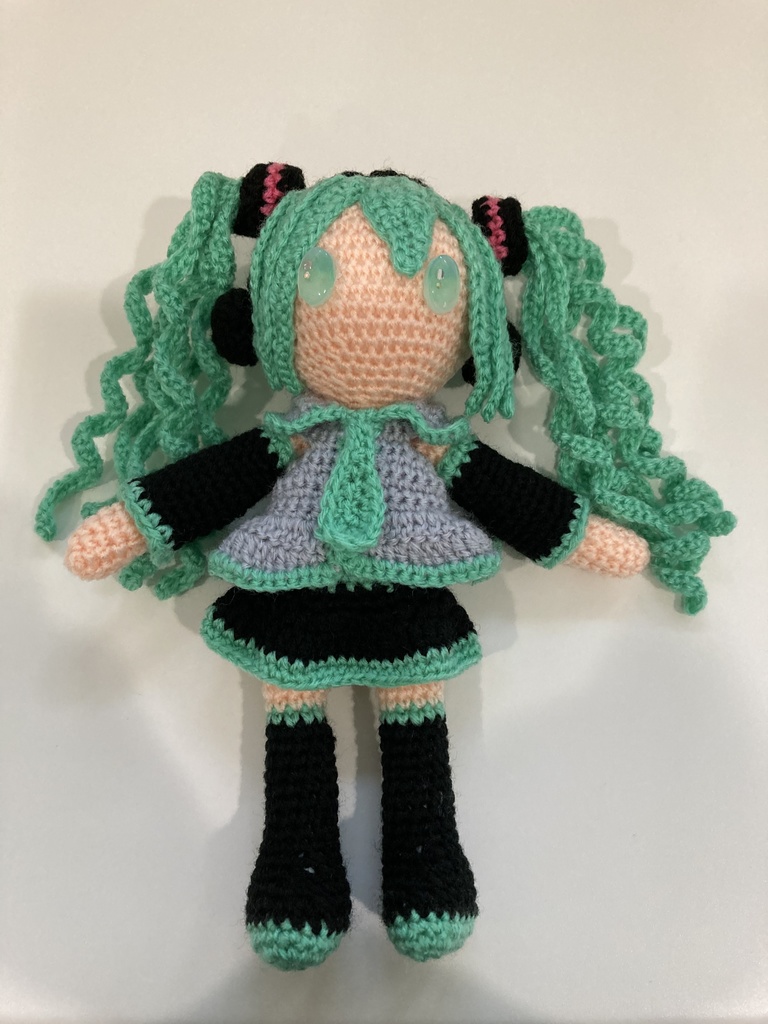 初音ミク あみぐるみ ①
