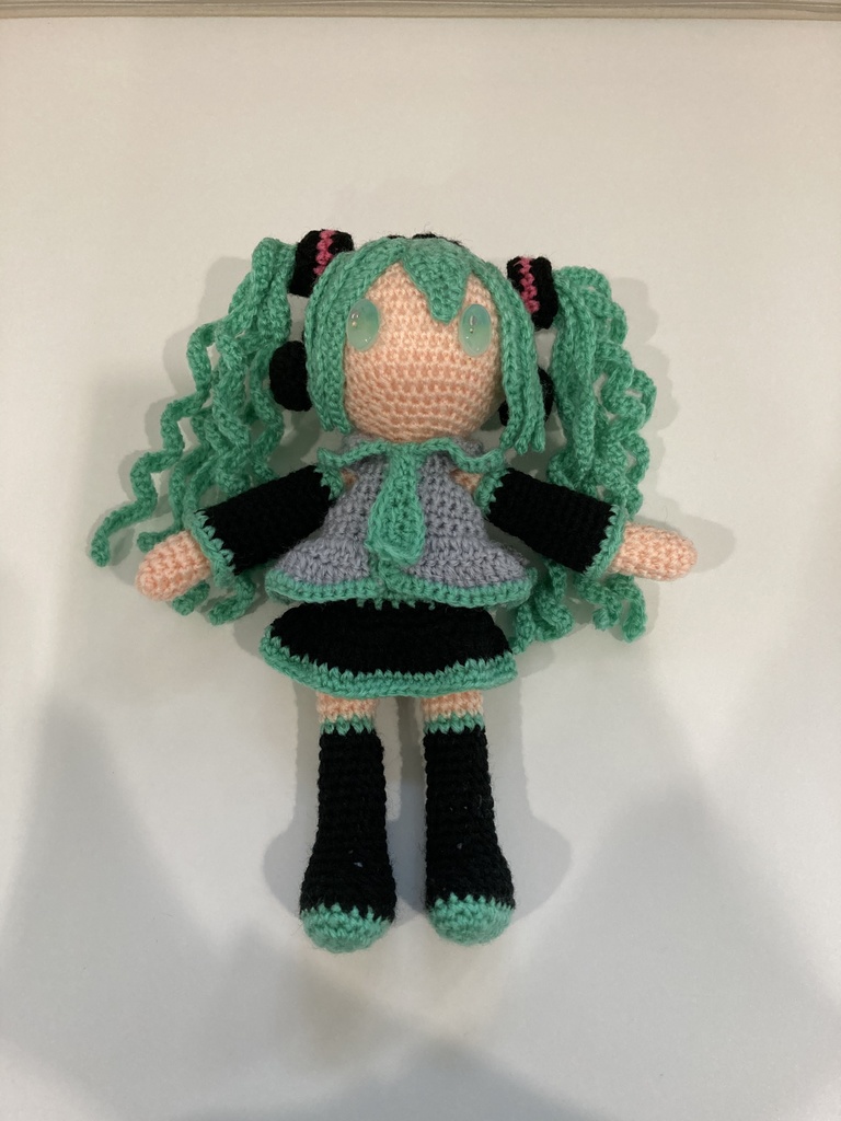 初音ミク あみぐるみ ①