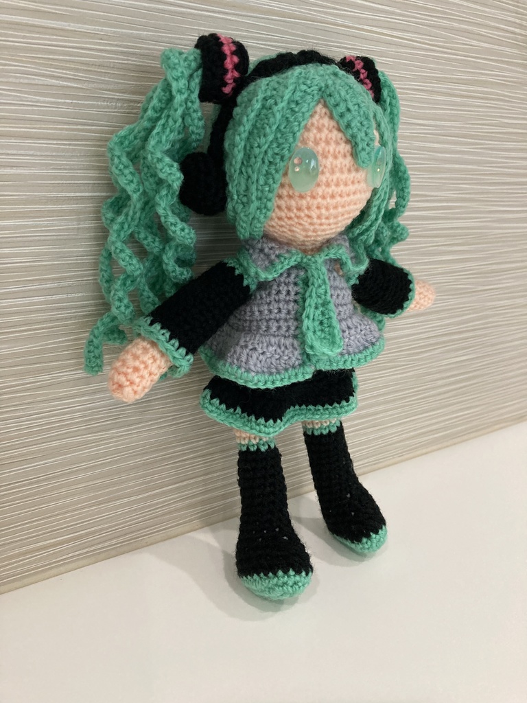 初音ミク あみぐるみ ①