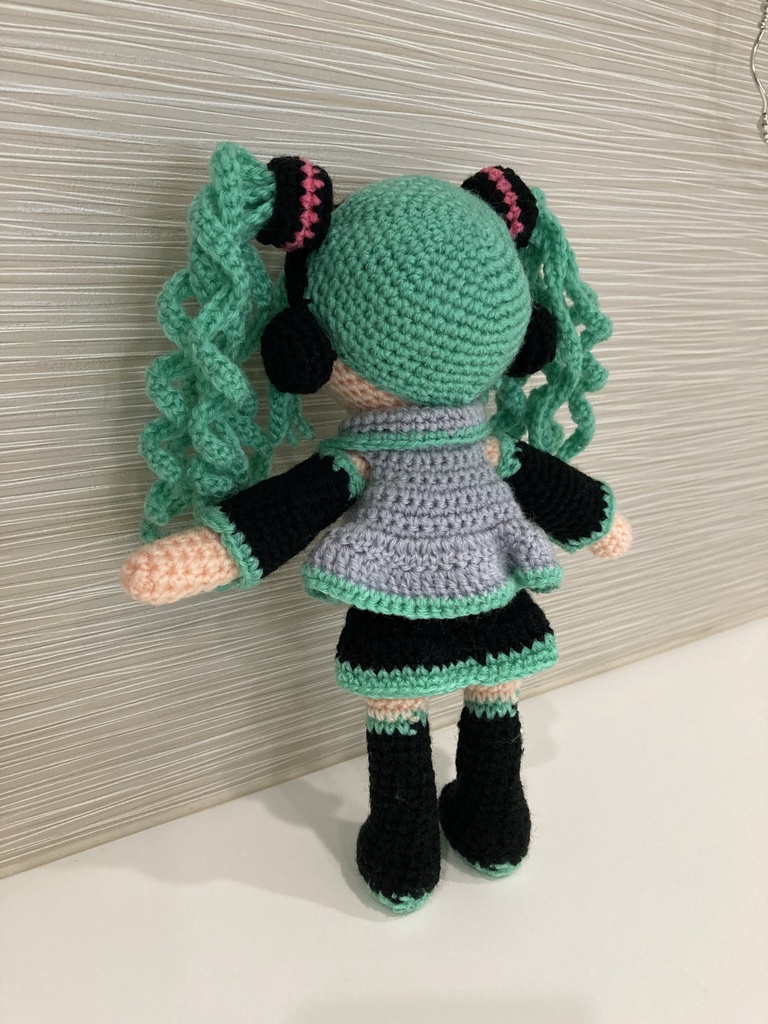 初音ミク あみぐるみ ①