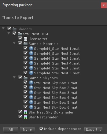 Star Nest Shader HLSL