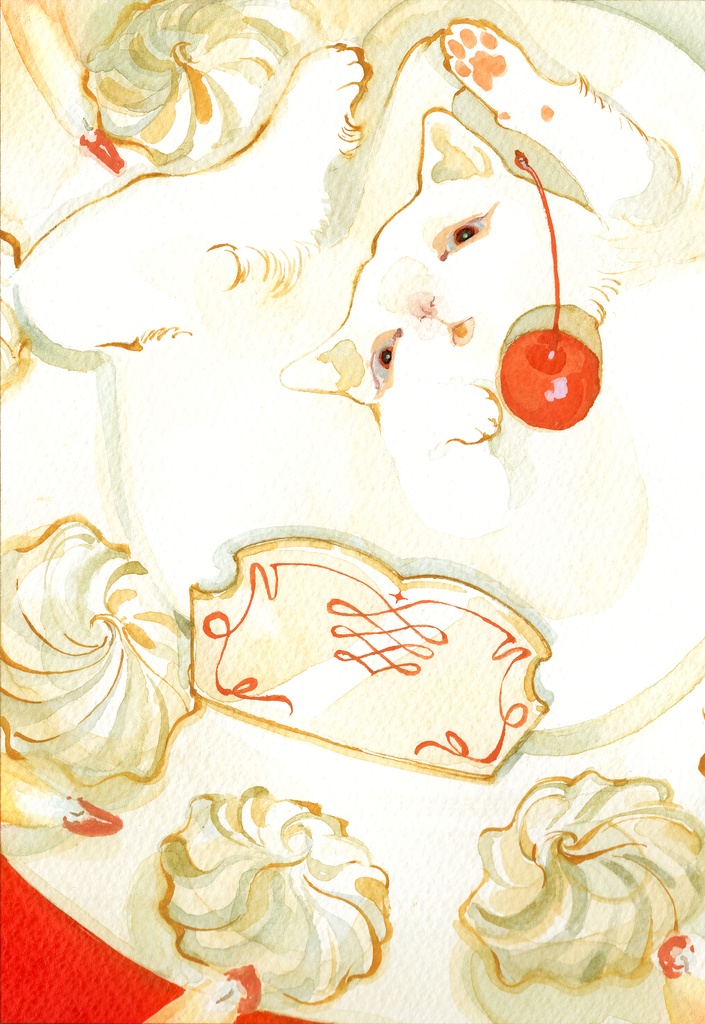 ポストカード「Melting Cake」