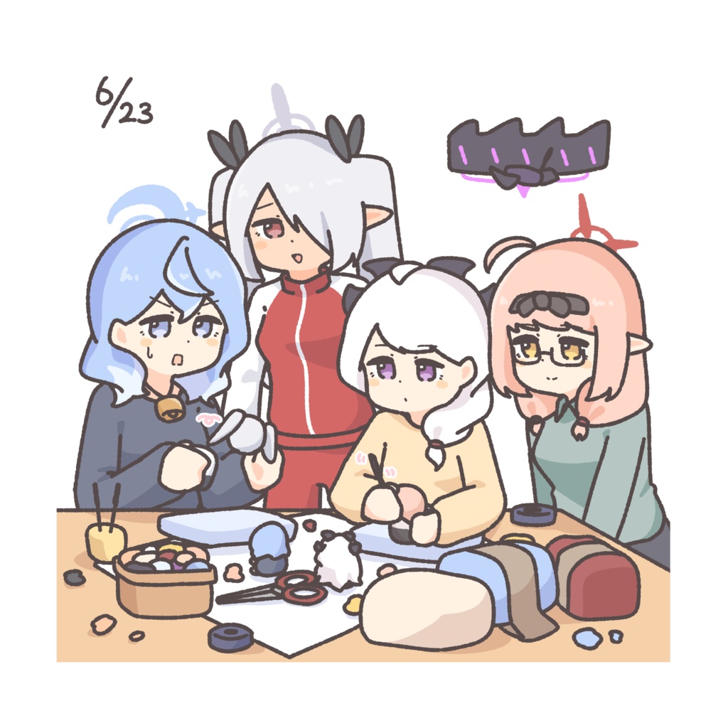日めくり風紀委員会 4月~6月 - Eの分3行のbooth - BOOTH