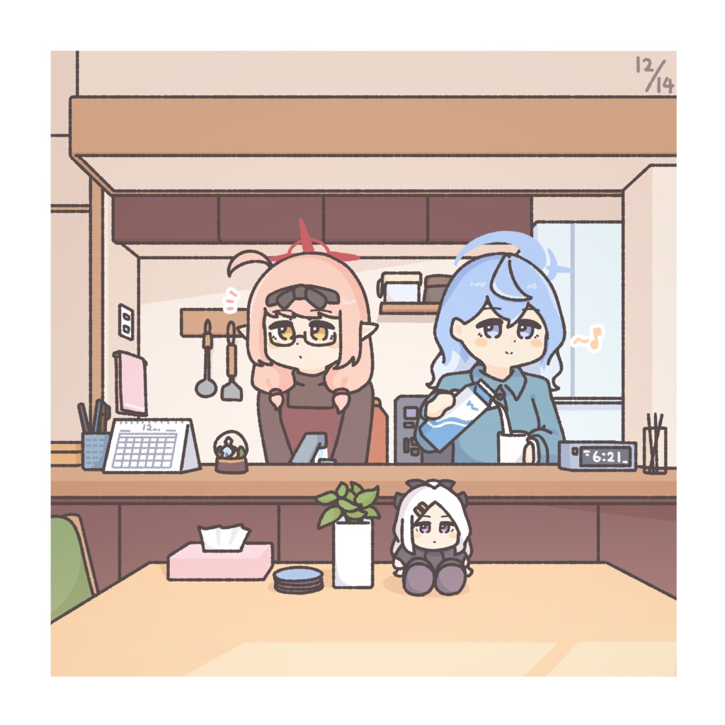 日めくり風紀委員会 10月~12月 - Eの分3行のbooth - BOOTH
