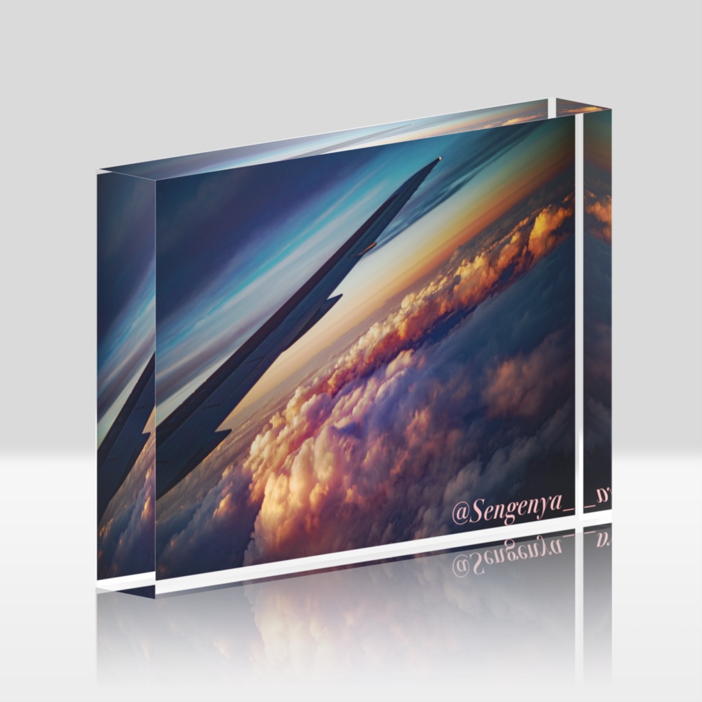 天の上 アクリルブロック