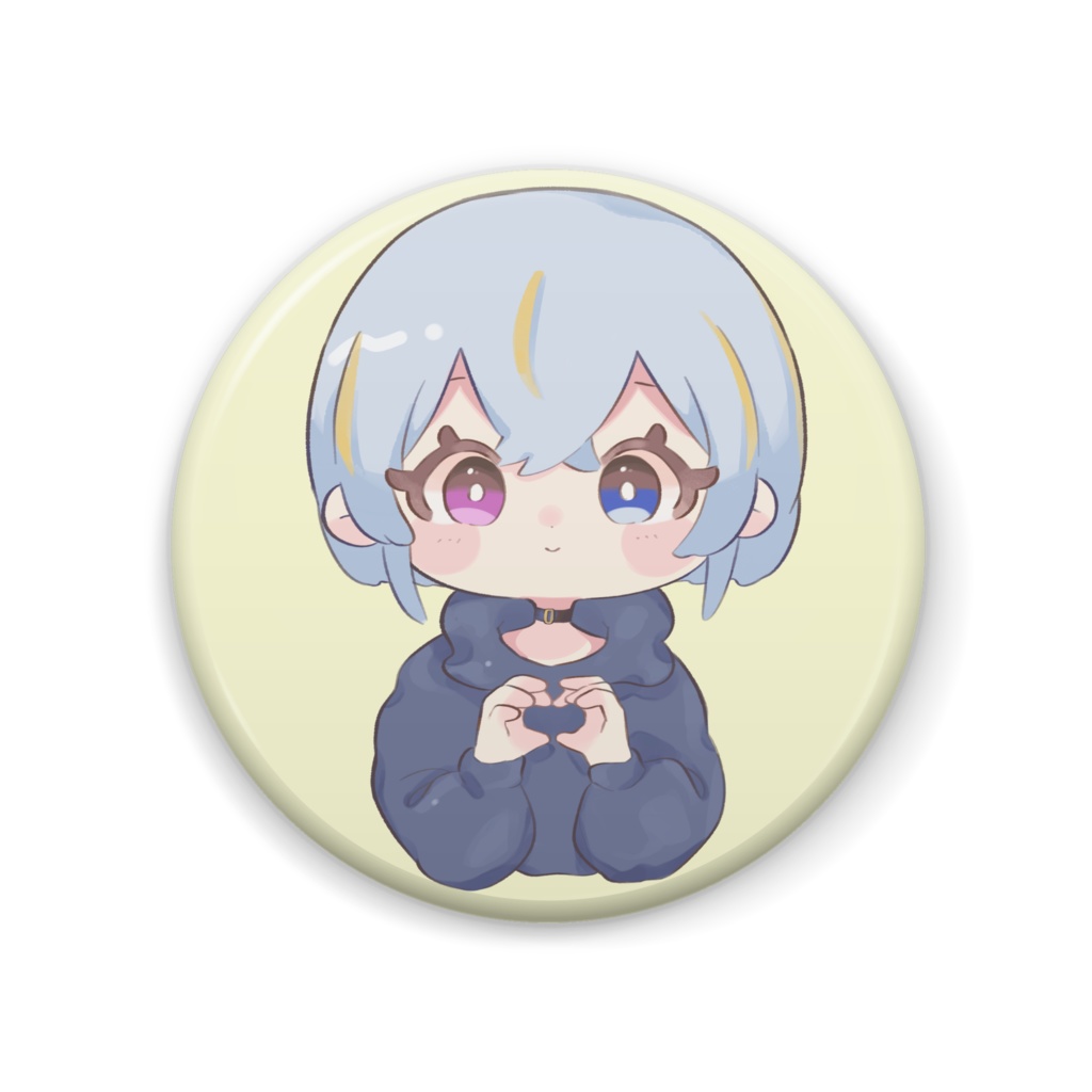 ゆるキャラ缶バッジ(笑顔) 57mm