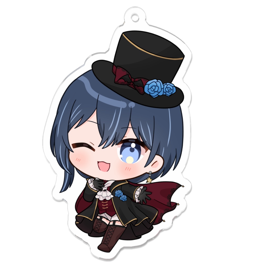 アクリルキーホルダー(ハロウィンウインク)