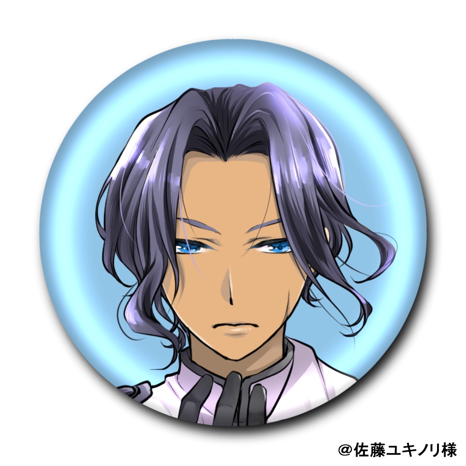 佐藤ユキノリオリジナルキャラクター【海江田】＿缶バッジ